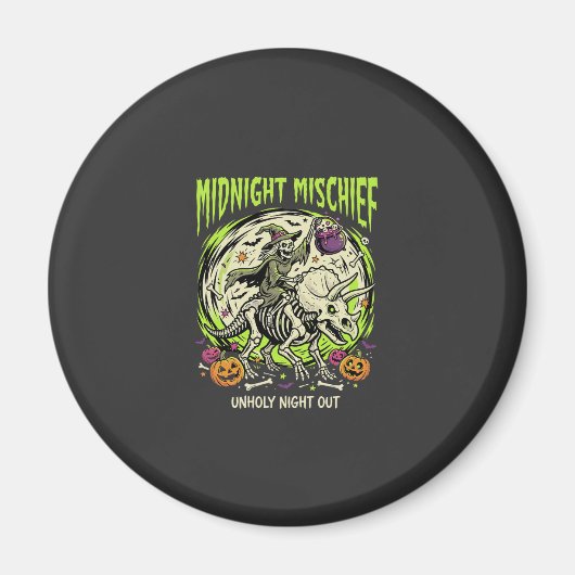 Halloween Bone Rider Unfug Magnet (Vorne)