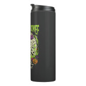 Halloween Bone Rider Unfug Thermosbecher (Nach rechts gedreht)