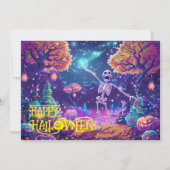 Halloween Bone to Be Wild Karte! Einladung (Vorderseite)