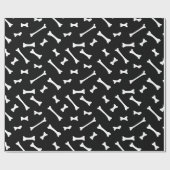 Halloween Bones Ghost Geschenkpapier (Flach)