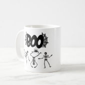 Halloween Boo 1 Kaffeetasse (Vorderseite Links)
