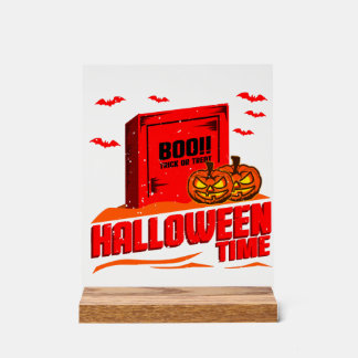 Halloween Boo Acrylschild