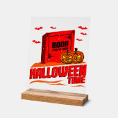 Halloween Boo Acrylschild (Winkel)