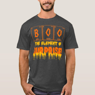 Halloween Boo Art Chemistry Teacher Element T-Shirt