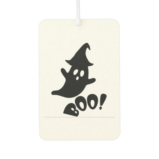 Halloween boo autolufterfrischer (Vorderseite)