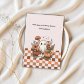 Halloween, Boo Baby Dusche Dankeskarte