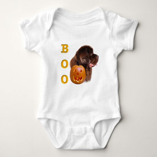 Halloween Boo Baby Strampler (Vorderseite)