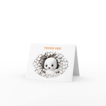 Halloween Boo Babydusche Danke Karte