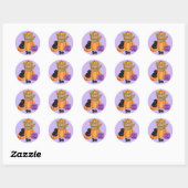 Halloween Boo Bar Stickers (Blatt)