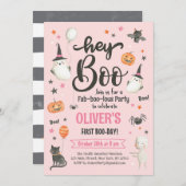 Halloween Boo Bash Einladung Kostüm Party-Spooky (Vorne/Hinten)