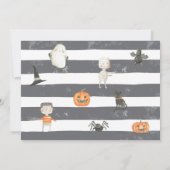 Halloween Boo Bash Einladung Kostüm Party-Spooky (Rückseite)