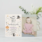 Halloween Boo Bash Spooktacular Party Einladung (Stehend Vorderseite)