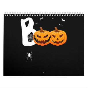 Halloween Boo Beängstigend Pumpkins Spider Trick o Kalender