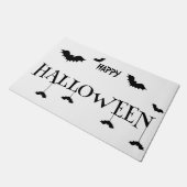 Halloween "Boo" Beängstigendes Boot Fußmatte (Schrägansicht)