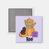 Halloween Boo Bear Magnet (Vorderseite/Rückseite)