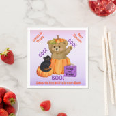 Halloween Boo Bear Serviette (Beispiel)