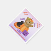 Halloween Boo Bear Serviette (Ecke)