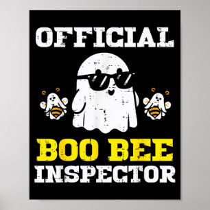 Halloween Boo Bee Inspektor Lustiger Kostüm Männer Poster