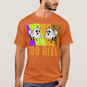 Halloween Boo Bees Ghost Family Funny Bees Vintage T-Shirt