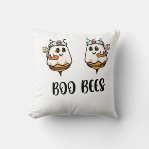 Halloween Boo Bees Krankenschwester Classic T-Shir Kissen