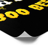 Halloween Boo Bees Matching Couples Fun Poster (Ecke)