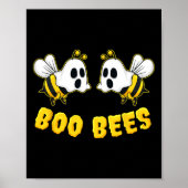 Halloween Boo Bees Matching Couples Fun Poster (Vorne)
