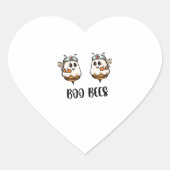 Halloween Boo Bees Nurse Classic T - Shirt Herz-Aufkleber (Vorderseite)