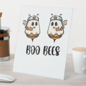 Halloween Boo Bees Nurse Classic T - Shirt Sockelschild (In Situ)