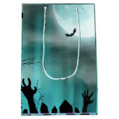 Halloween Boo Boo Mittlere Geschenktüte (Rückseite)