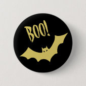 Halloween Boo Button von Poet Adiela Akoo (Vorderseite)