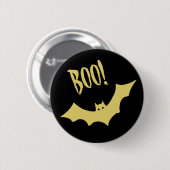 Halloween Boo Button von Poet Adiela Akoo (Vorne & Hinten)