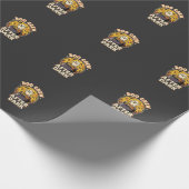 Halloween Boo Crew Abzeichen Geschenkpapier (Ecke)