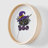 Halloween Boo Crew Classic T - Shirt Uhr (Winkel)