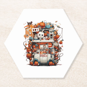 Halloween Boo Crew Emergency Ghost Car Untersetzer