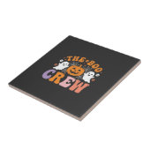 Halloween Boo Crew Geist Kürbis Design_1 Fliese (Seite)