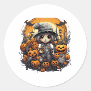 Halloween Boo Crew Ghost ER Nurse Exploration Runder Aufkleber