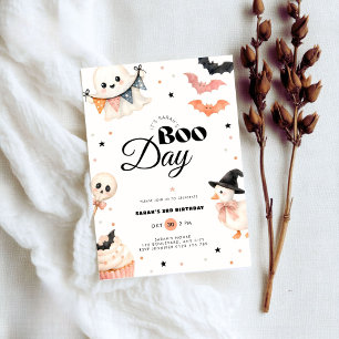 Halloween Boo Day Geburtstagseinladung  Einladung