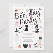 Halloween-BOO-DAY-Party Einladung (Vorderseite)