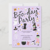 Halloween-BOO-DAY-Party Einladung (Vorderseite)