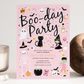 Halloween-BOO-DAY-Party Einladung