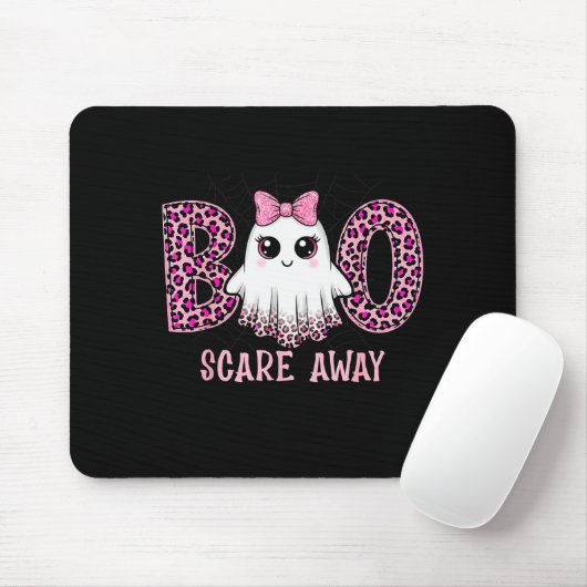 Halloween Boo E Away Breast Cancer Awareness Cute Mousepad (Mit Mouse)