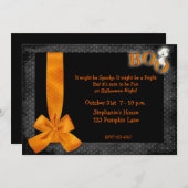 Halloween-Boo-Einladung Einladung (Vorne/Hinten)