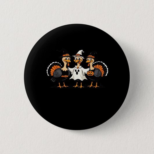 Halloween Boo, Erntedank Türkei, Spooky Button (Vorderseite)
