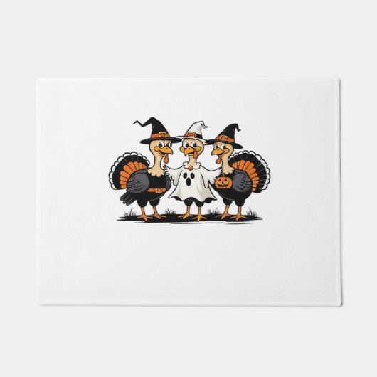 Halloween Boo, Erntedank Türkei, Spooky Fußmatte (Vorderseite)