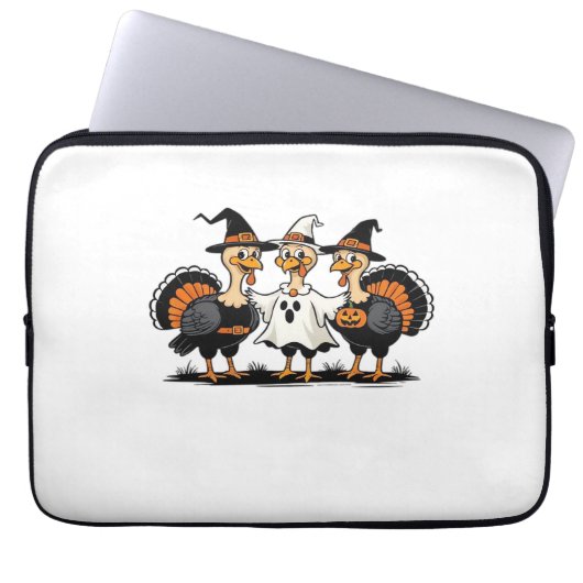 Halloween Boo, Erntedank Türkei, Spooky Laptopschutzhülle (Vorderseite)