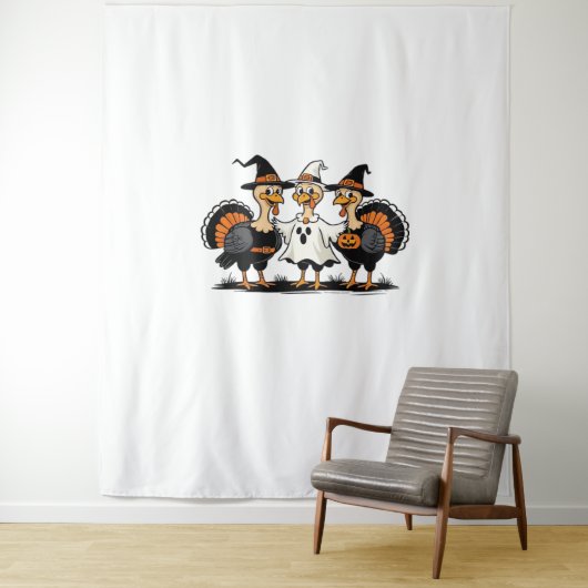 Halloween Boo, Erntedank Türkei, Spooky Wandteppich (Beispiel)