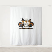 Halloween Boo, Erntedank Türkei, Spooky Wandteppich (Vorderseite)