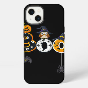 Halloween Boo Eule mit Hexenhut Spinnen Jungen Mäd iPhone 13 Hülle