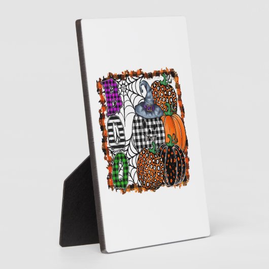 Halloween Boo          Fotoplatte (Seite)