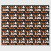Halloween Boo Funny Geschenkpapier (Flach)